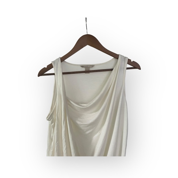 Banana Republic cream colored draped style tank top - Picture 2 of 8